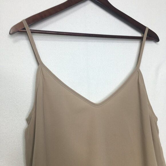 One Teaspoon Tan Tank Top With Gold Detailing - Picture 5 of 13